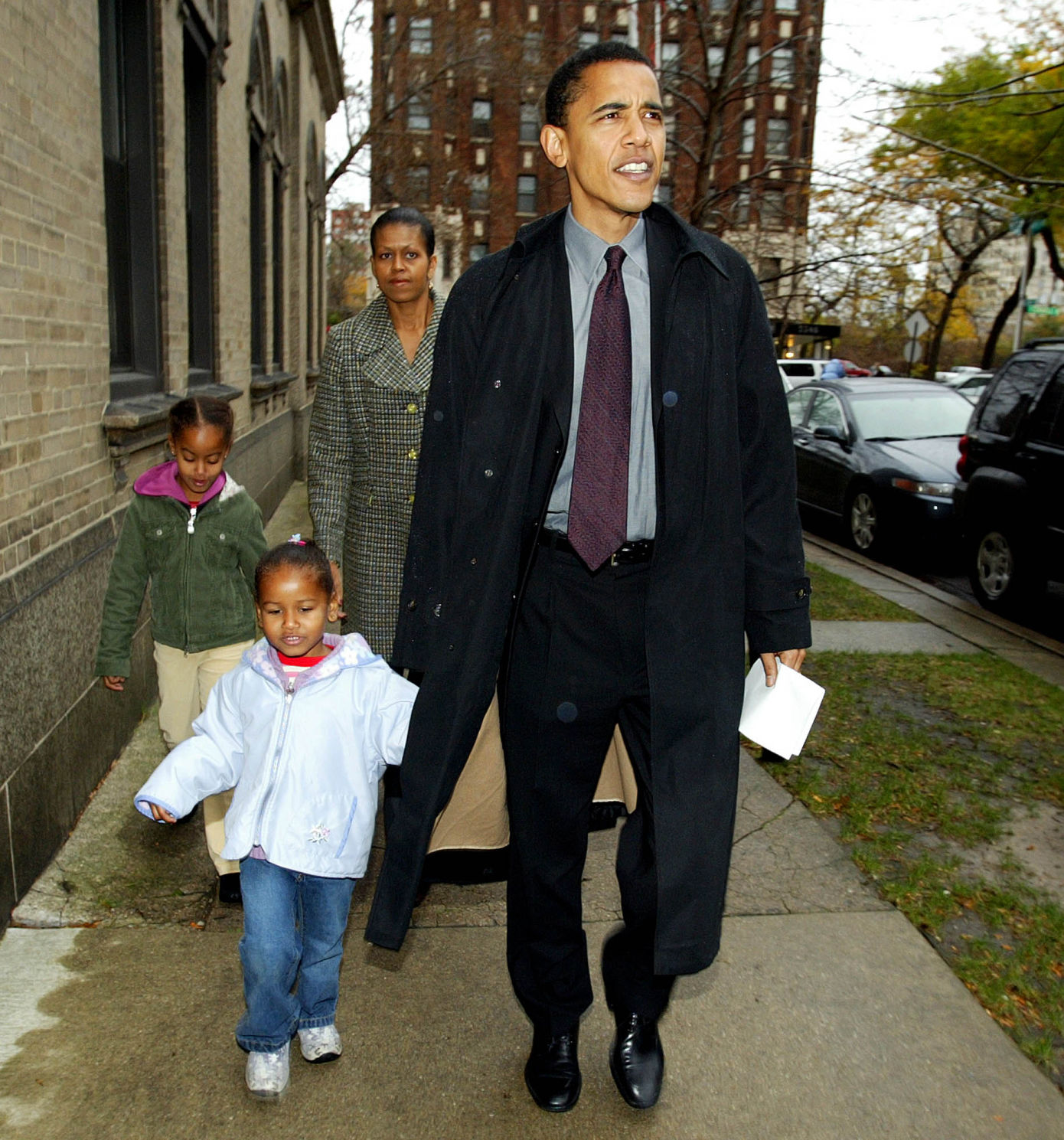 The Obamas, 2004